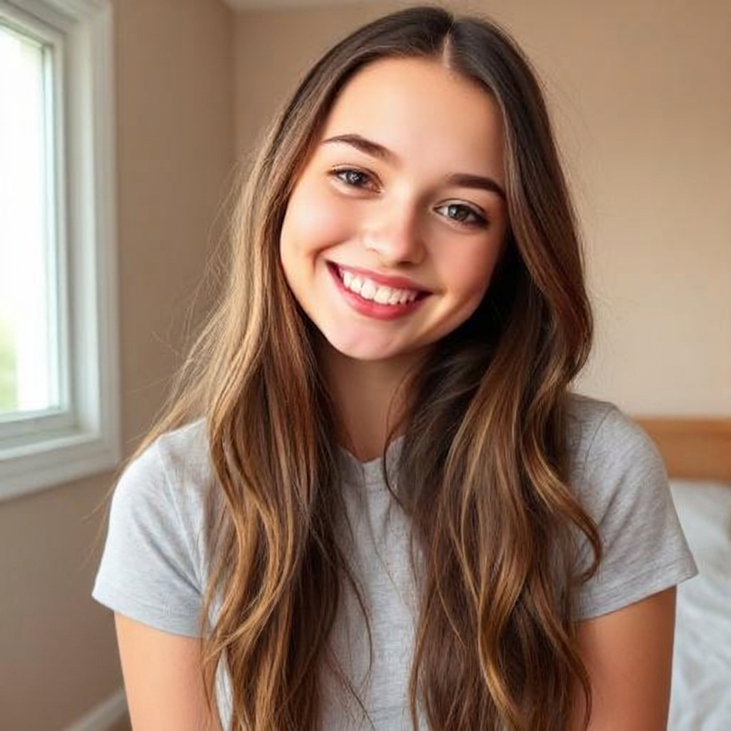 Selfie of Emma · granddaughter