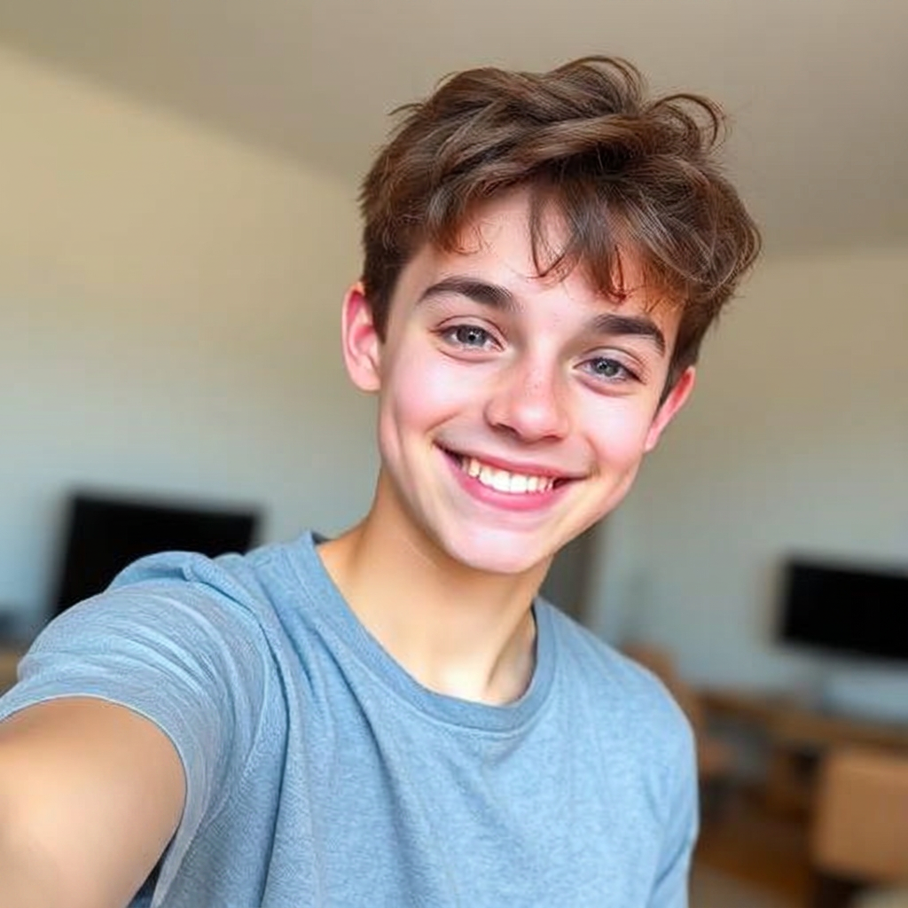 Selfie of Jack · grandson
