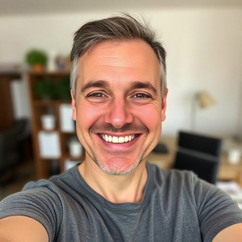 Selfie of Michael · son